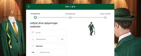 mr green log på.